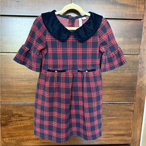 Janie and Jack Plaid Jacquard Dress size 7